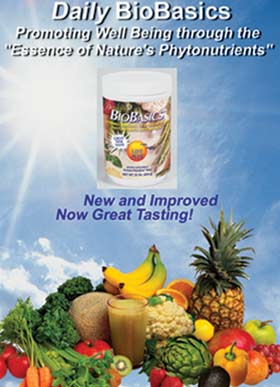 vitamins nutritional herbal health drink with antioxidants, fiber, minerals enzymes fruits and vegetables.