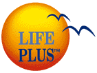Life Plus logo Iron Free vitamins nutrition, health information,  minerals, antioxidants, nutritional supplements